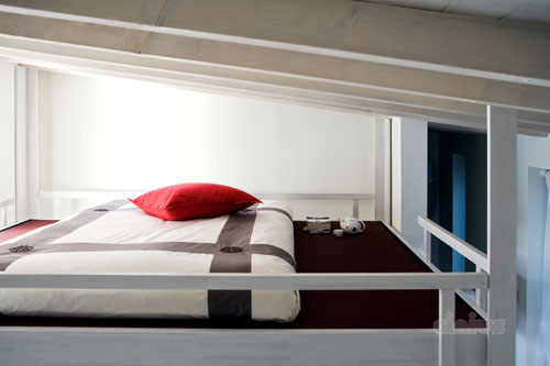 Bed Rising detail bed Sleeping loft furniture, RISING 2