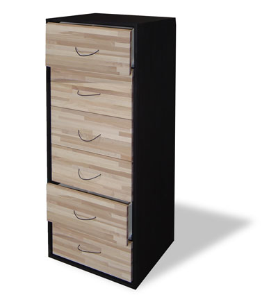 cassettiera sei cassetti