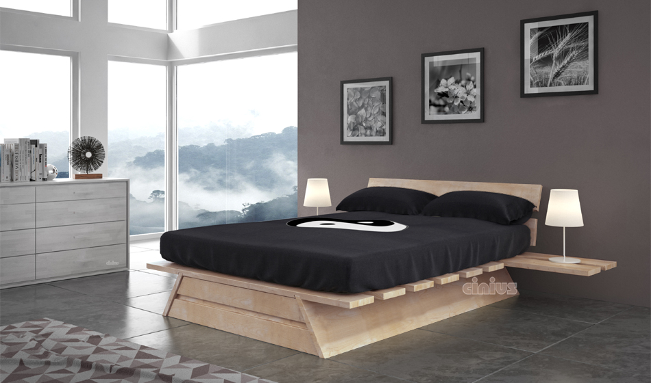 Letto Felce di Cinius con cassetto salvaspazio